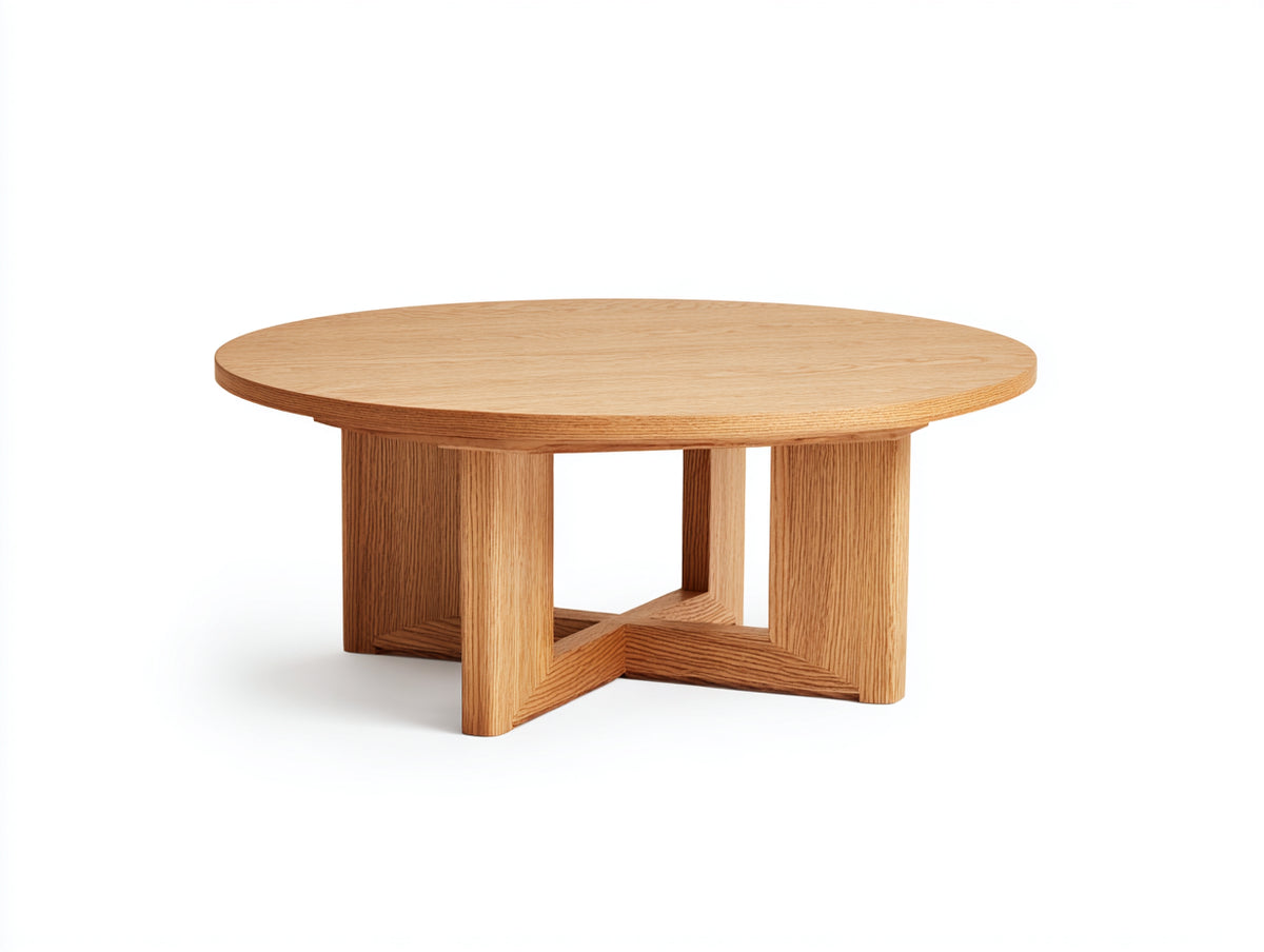 Table à manger 180×120×76 cm - bois naturel clair - plateau ovale épais avec piètement massif courbé pour salle à manger